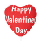 Happy Val-Antines Day Balloon (Round and Heart-shaped), 11"